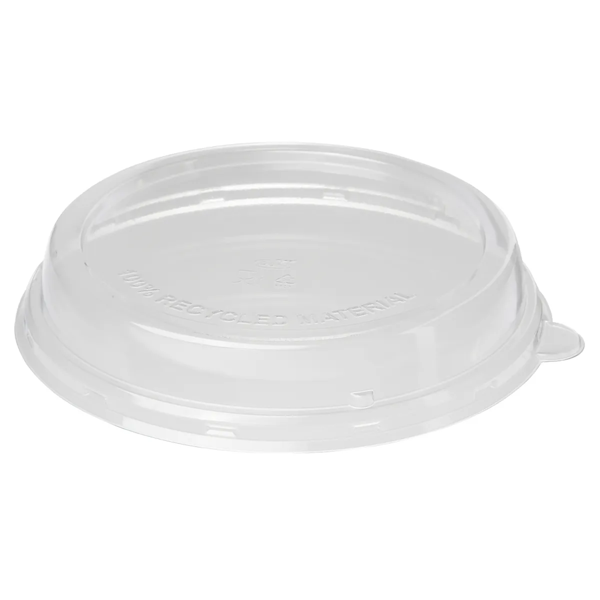 COUVERCLE 100% PET POUR BOL 212X212X37MM TRANSPARENT - CARTON DE 160