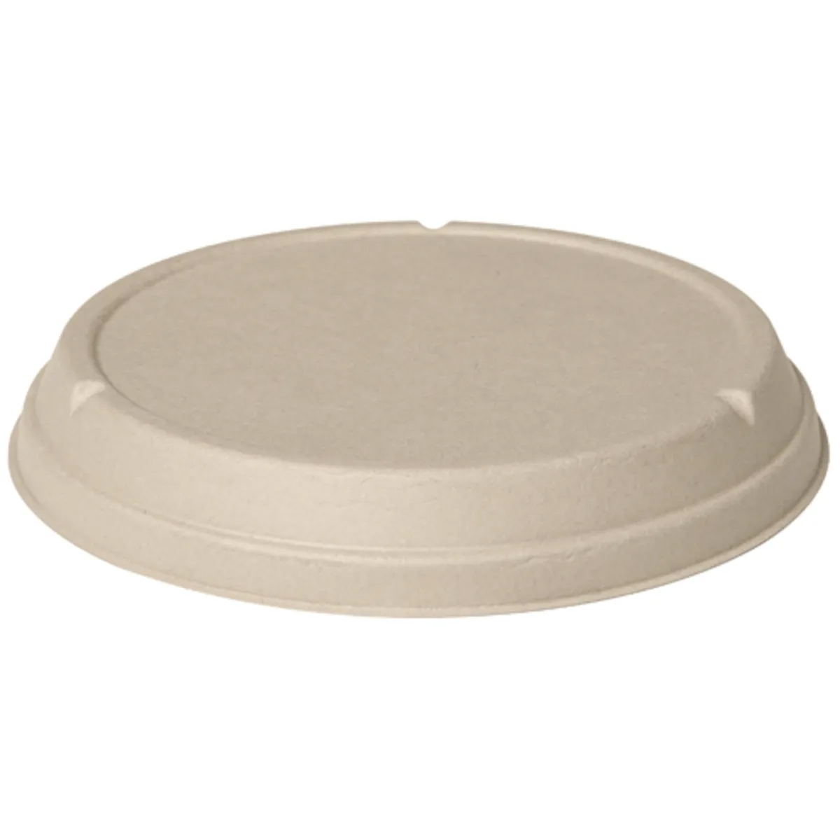 COUVERCLE POUR BOL 194X194X27MM BAGASSE MARRON - CARTON DE 320
