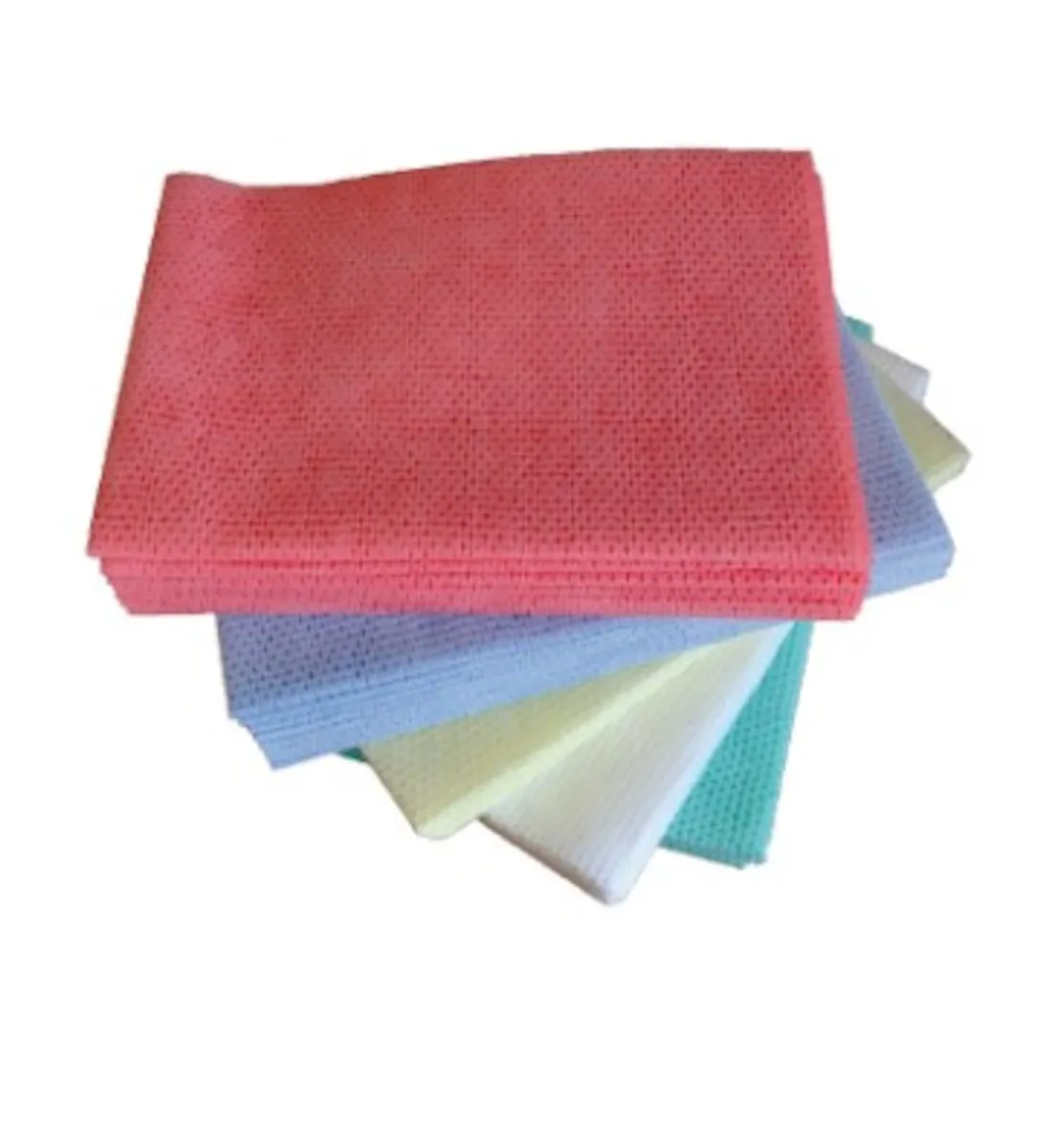 LAVETTE NON TISSÉE BIOTISS PLUS 40X35CM VERTE - PAQUET DE 25
