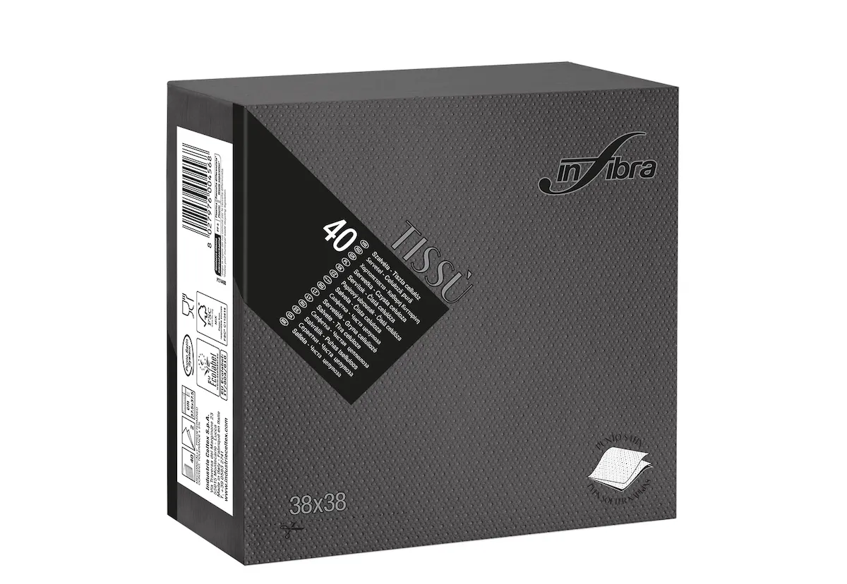 SERV 2POINT 38X38 NOIR   C1440