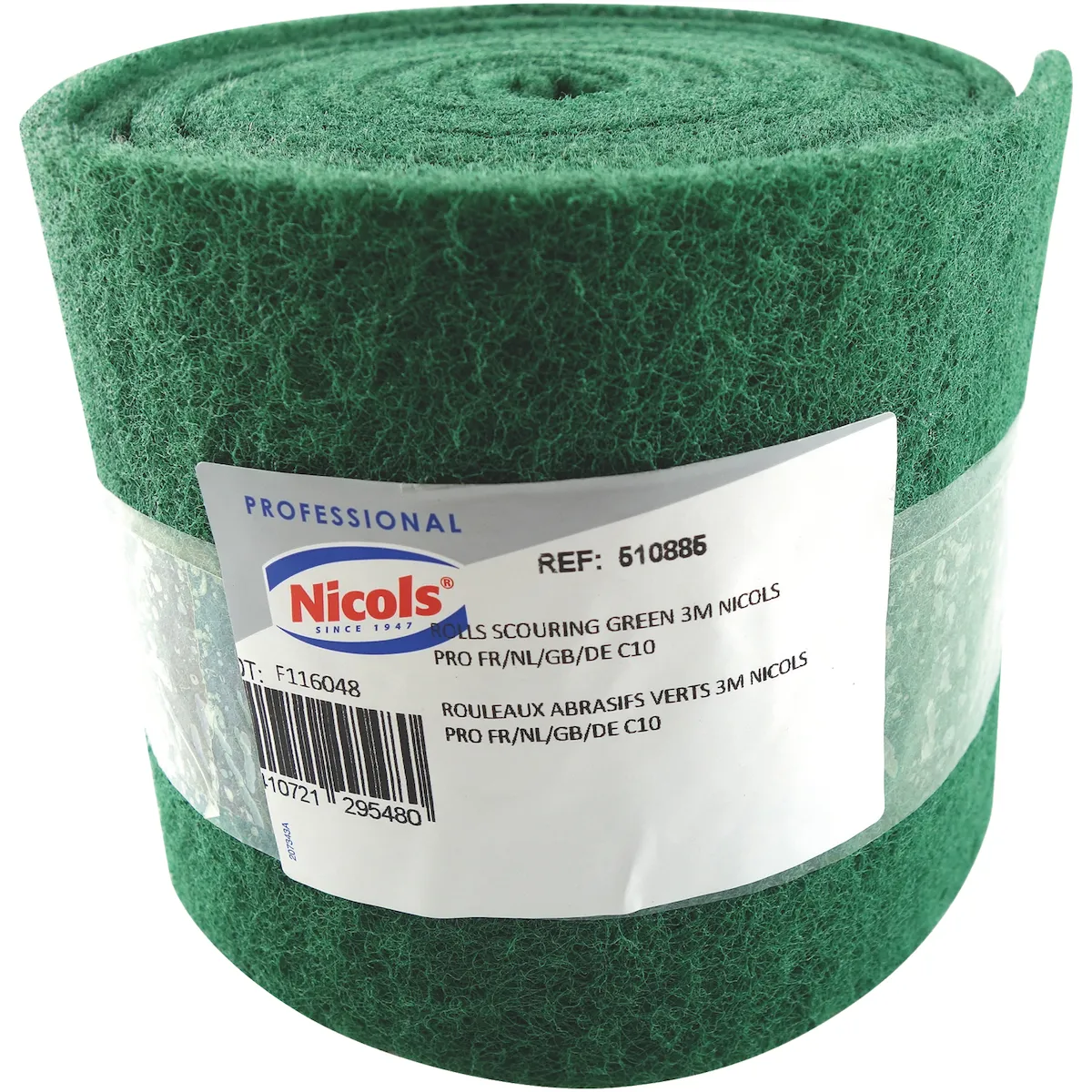 ABRASIF VERT 14CM - ROULEAU DE 3M