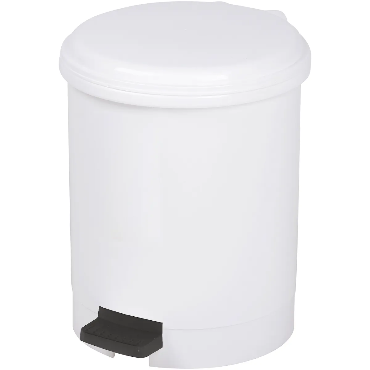 POUBELLE À PÉDALE PP BLANCHE 12L - A L'UNITÉ