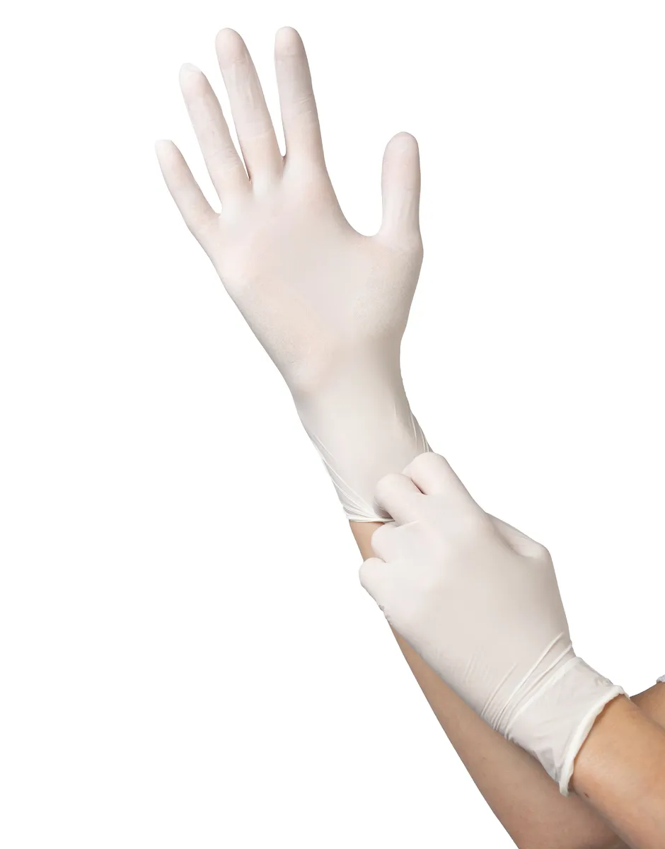 GANT NITRILE NP BLANC M   C10