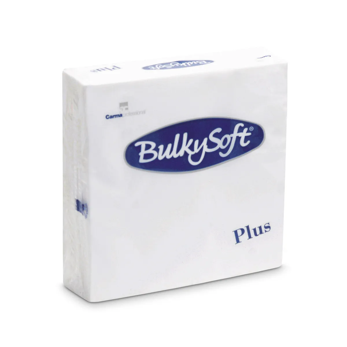 SERVIETTE OUATE DOUBLE POINT 38X38CM BLANC - CARTON DE 1680