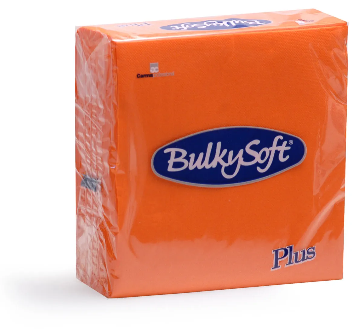 SERVIETTE OUATE DOUBLE POINT 38X38CM ORANGE - CARTON DE 1440
