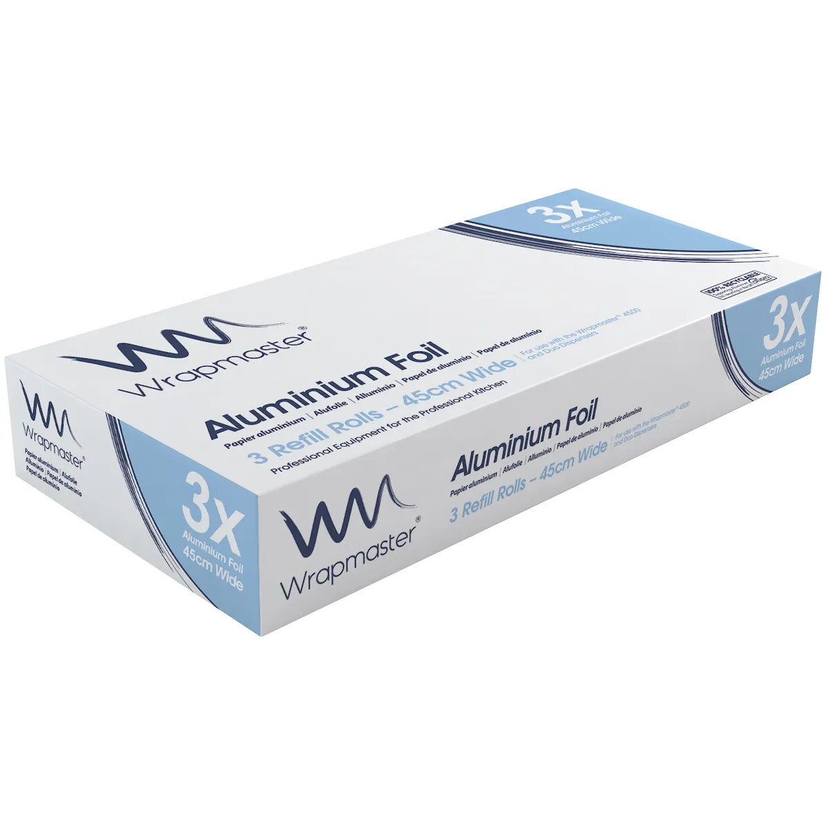 RECHARGE FILM ALIMENTAIRE ROULEAU 45CM X200M POUR WM 4500 ET DUO