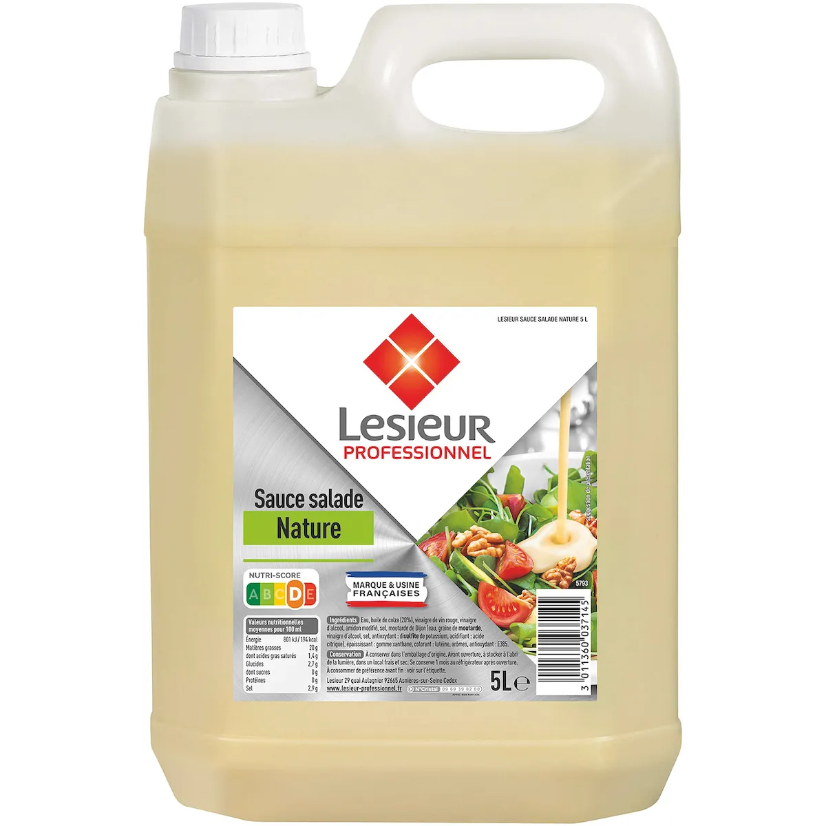 SAUCE SALADE LEGERE - BIDON 5L