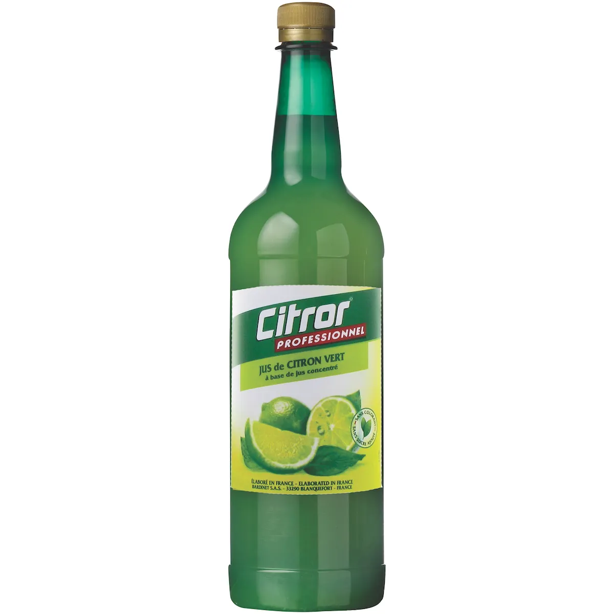 JUS DE CITRON VERT DE SICILE BOUTEILLE 1L