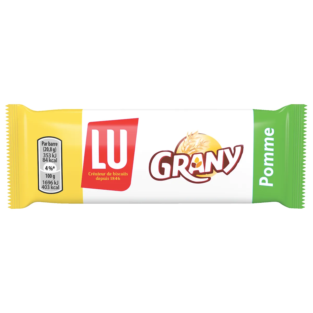 GRANY POMME VERTE - COLIS DE 120 BARRES 21G