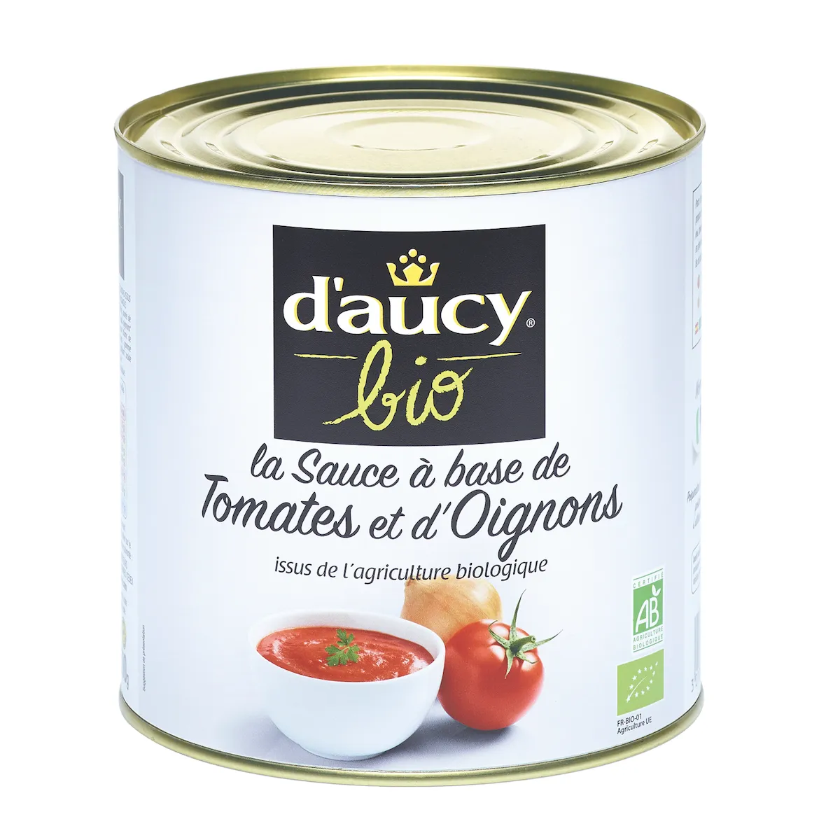 SAUCE TOMATES OIGNONS BIO - BTE 3/1