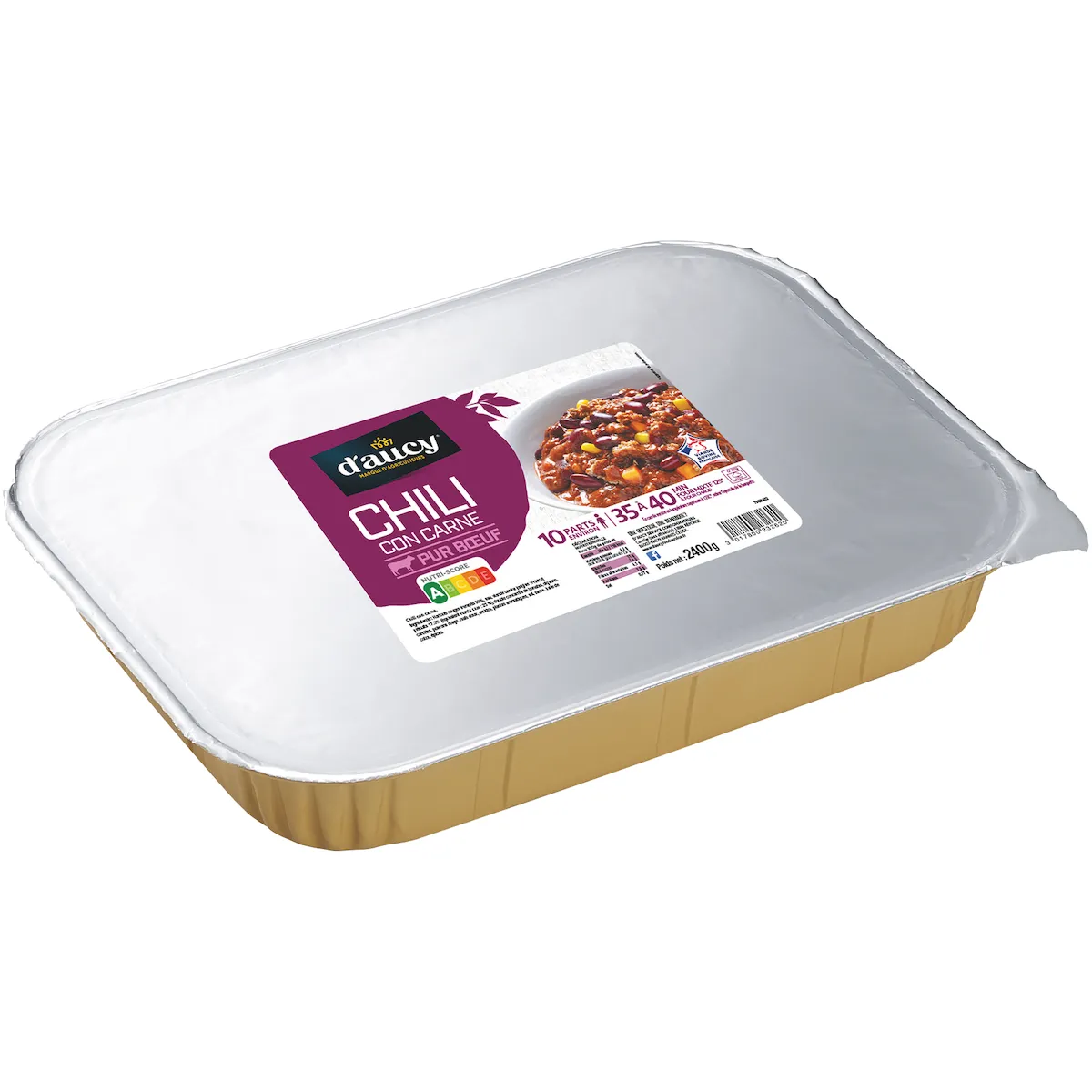 CHILI CON CARNE BARQUETTE 2,4KG