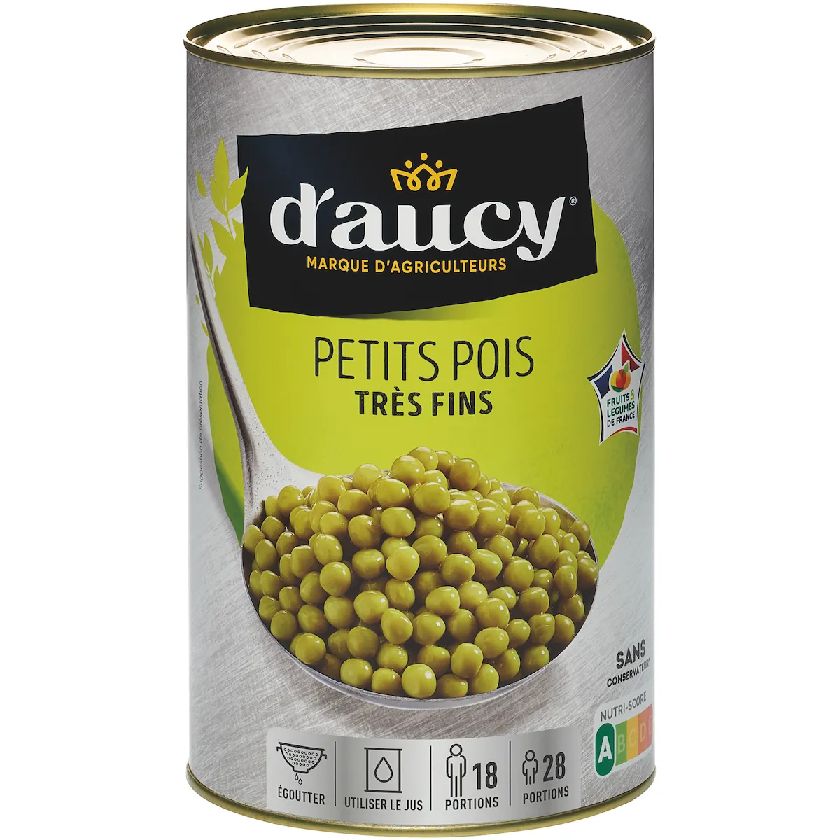 PETITS POIS TRES FINS - BTE 5/1 - CULTIVE 100% FRANCE - CEE2