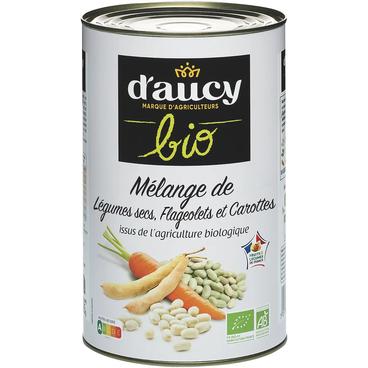 MELANGE DE LEGUMES SEC FLAGEOLETS ET CAROTTES BIO - BOITE 5/1