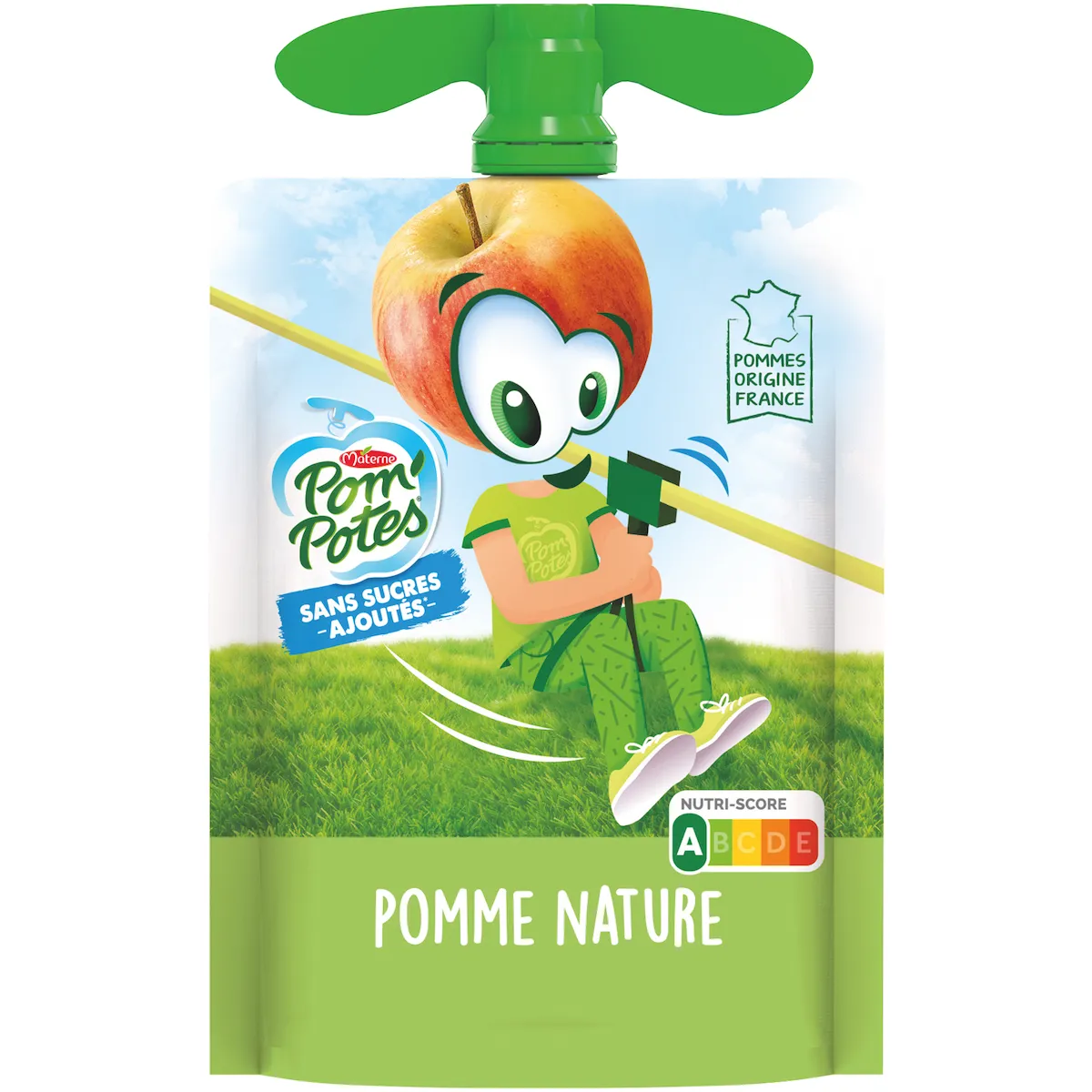POM'POTES POMME NATURE SSA GOURDE 90G COLIS DE 48 PIECES