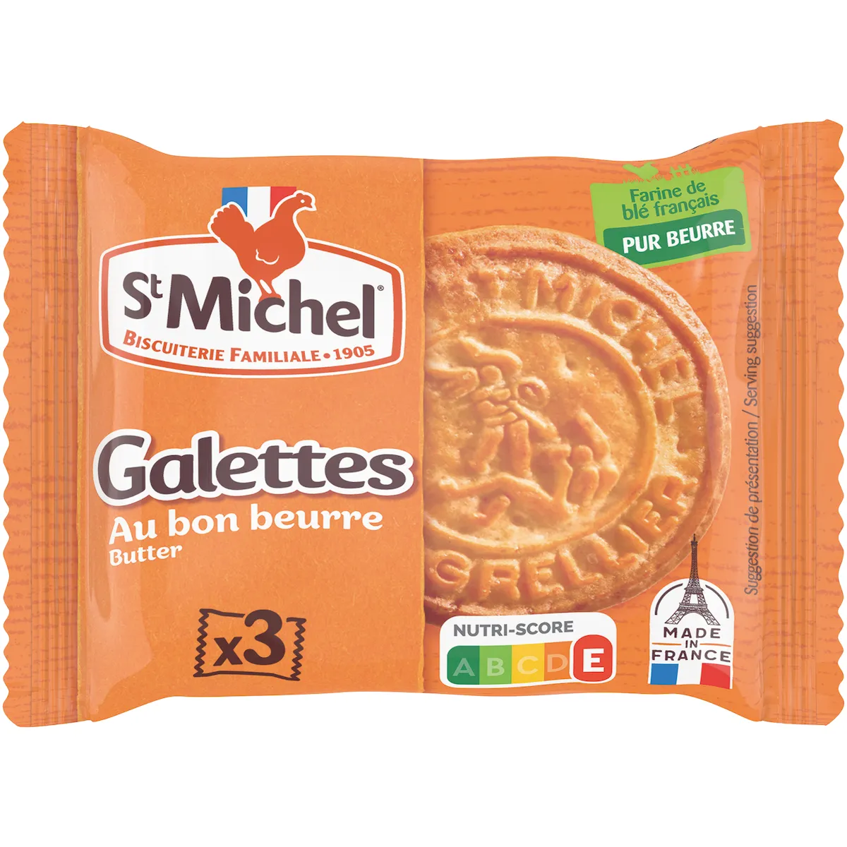 GALETTE AU BON BEURRE FRANCAIS - 150 SACHETS DE 3 BISCUITS