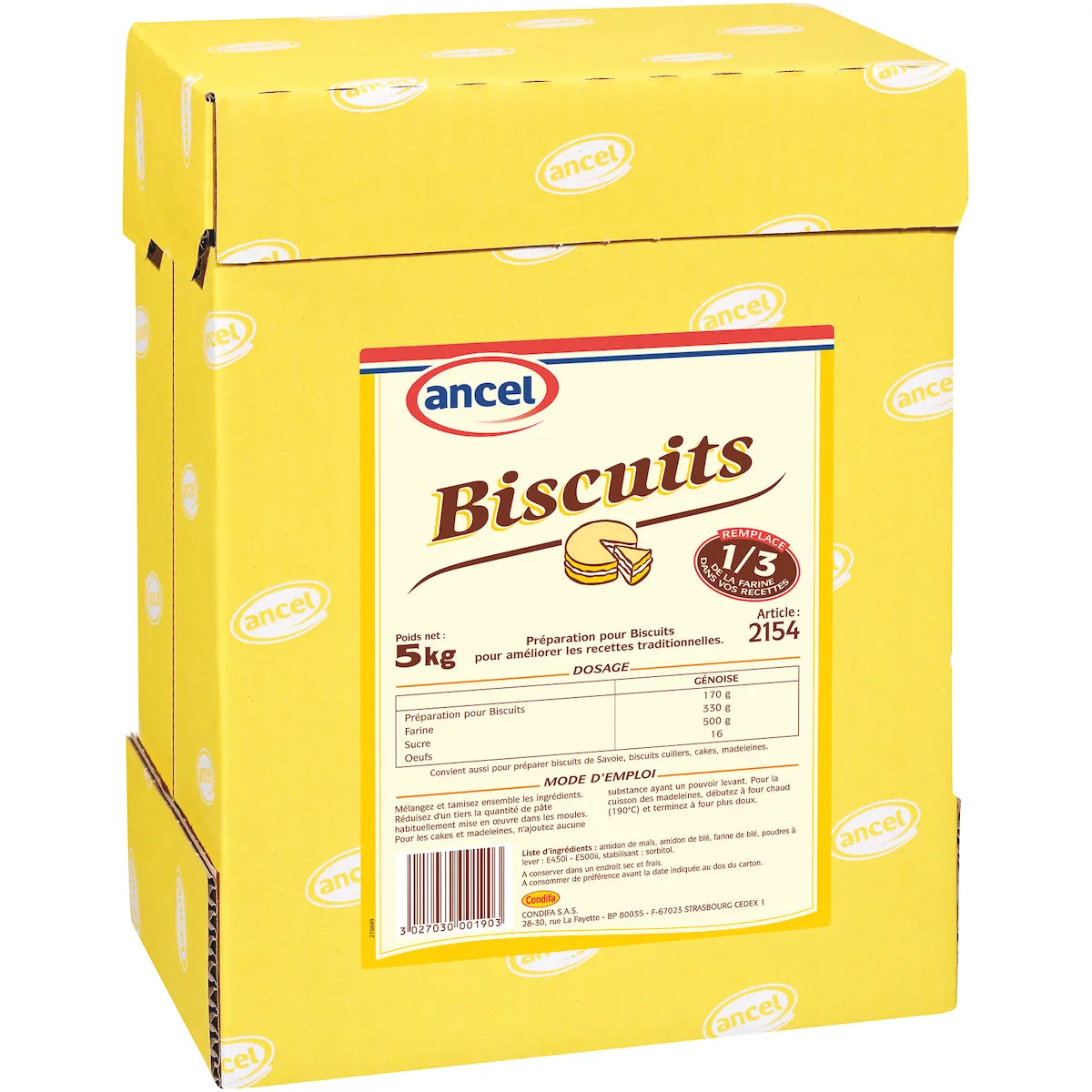 PREPARATION POUR BISCUITS CARTON 5KG