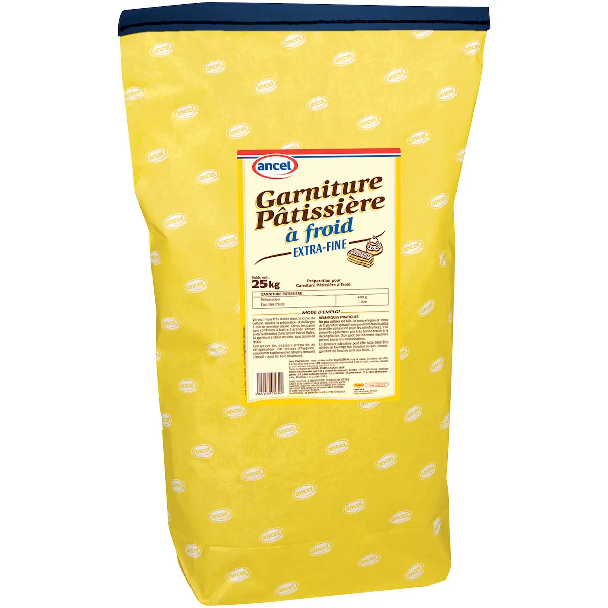 PREPARATION POUR CREME PATISSIERE A FROID EXTRA-FINE SAC 25KG