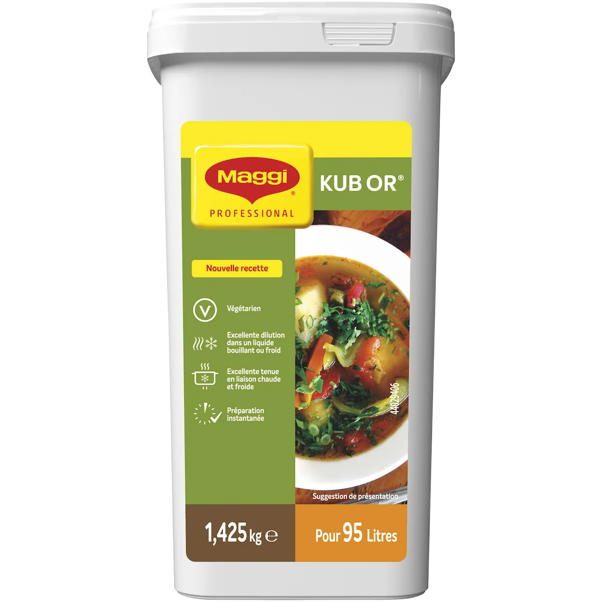 KUB OR - BOITE DE 1,425KG POUR 95L