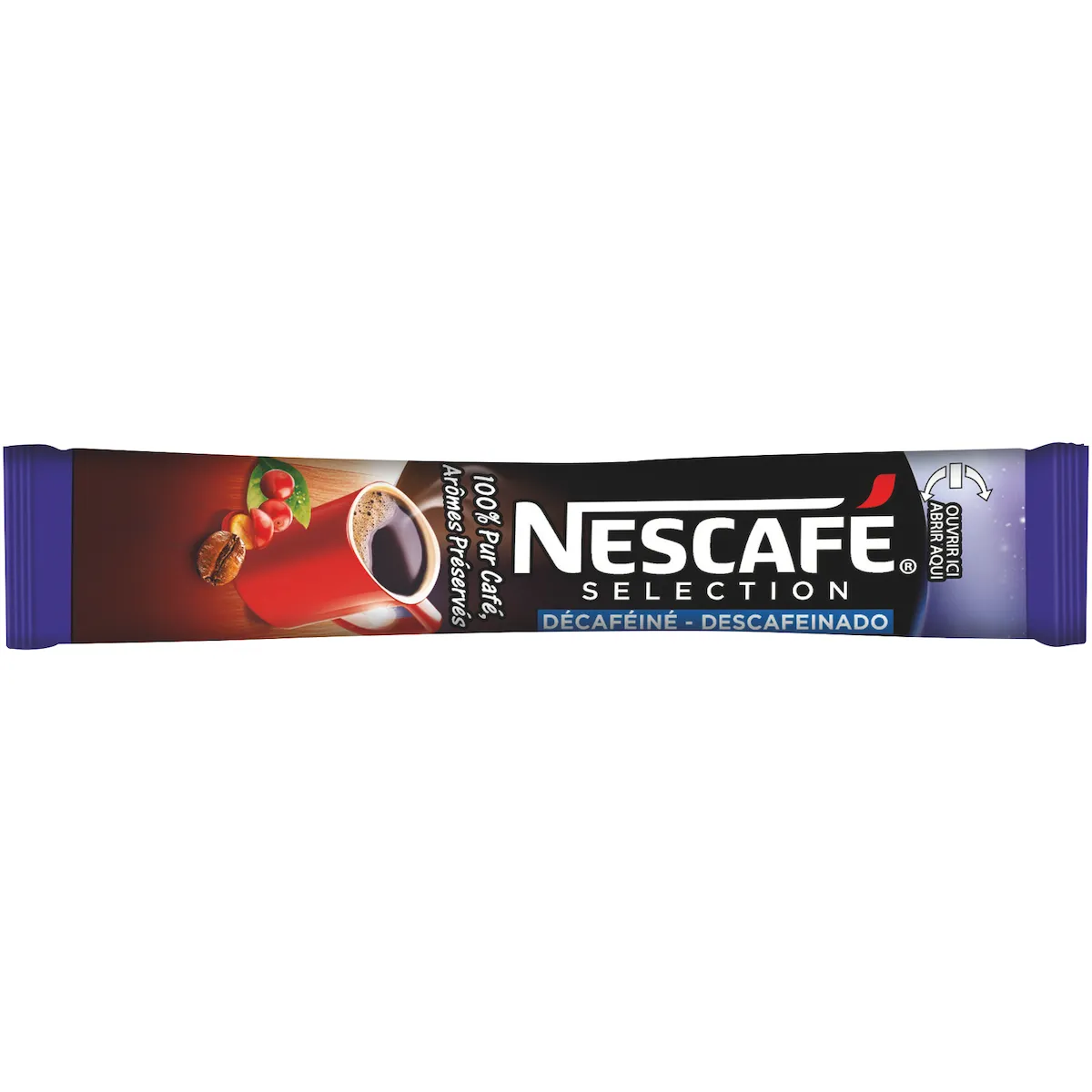NESCAFE SELECTION DECAFEINE - CRT DE 300 STICKS INDIVIDUELS DE 2G