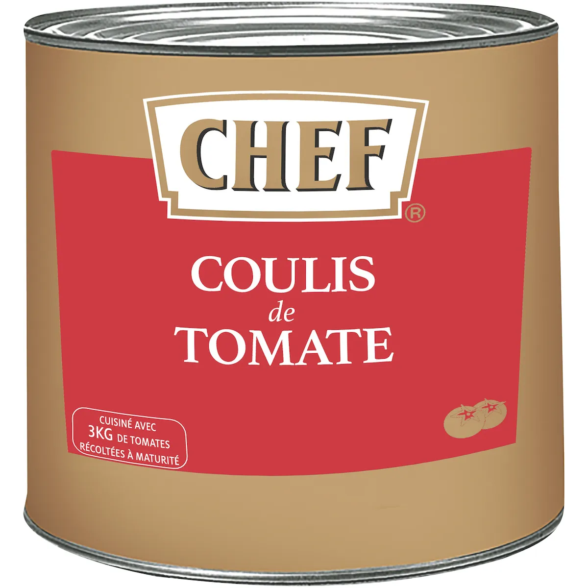 COULIS DE TOMATE - BTE 2,5KG (APPERTISE)