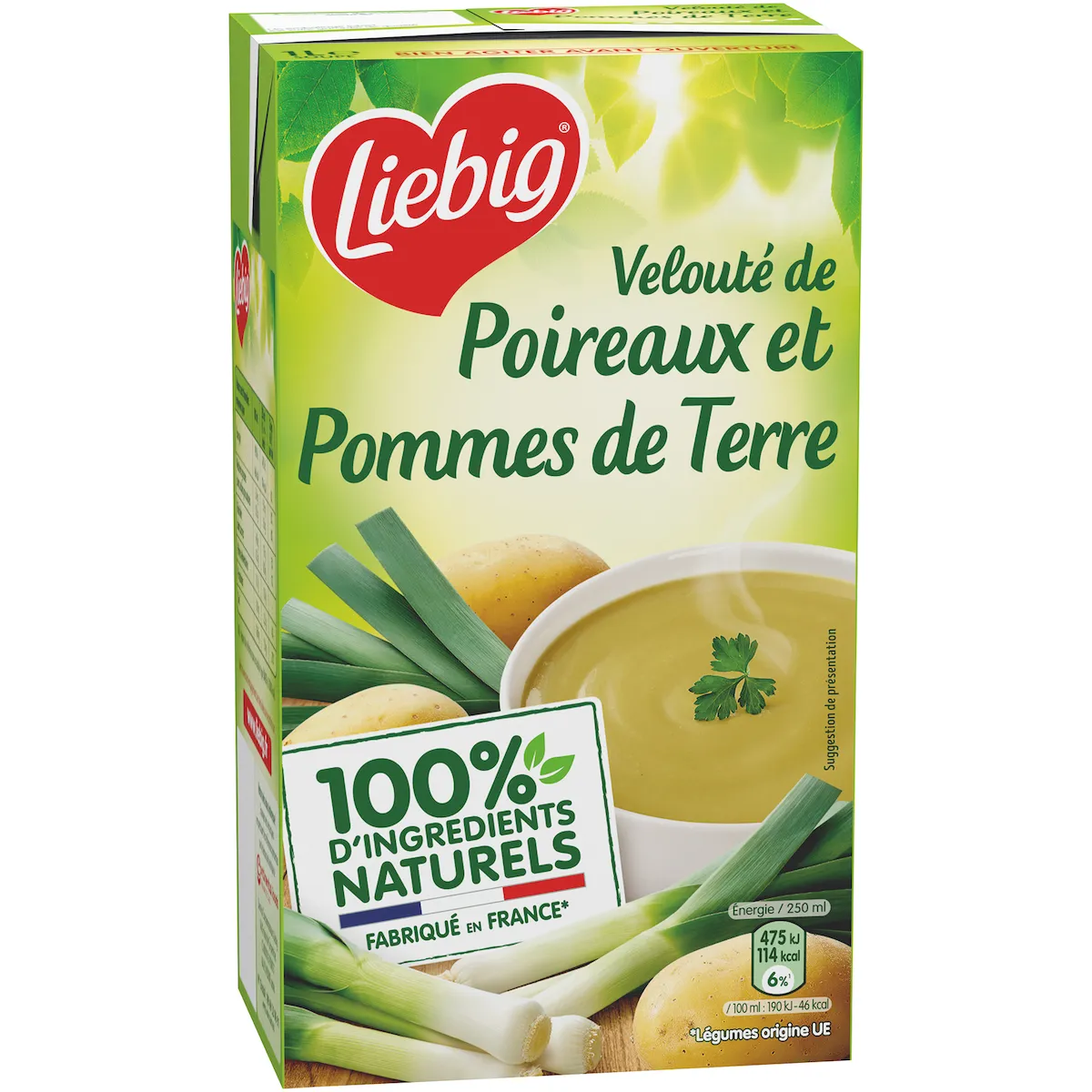 VELOUTE DE POIREAUX ET POMMES DE TERRE FRANCAISES 1L