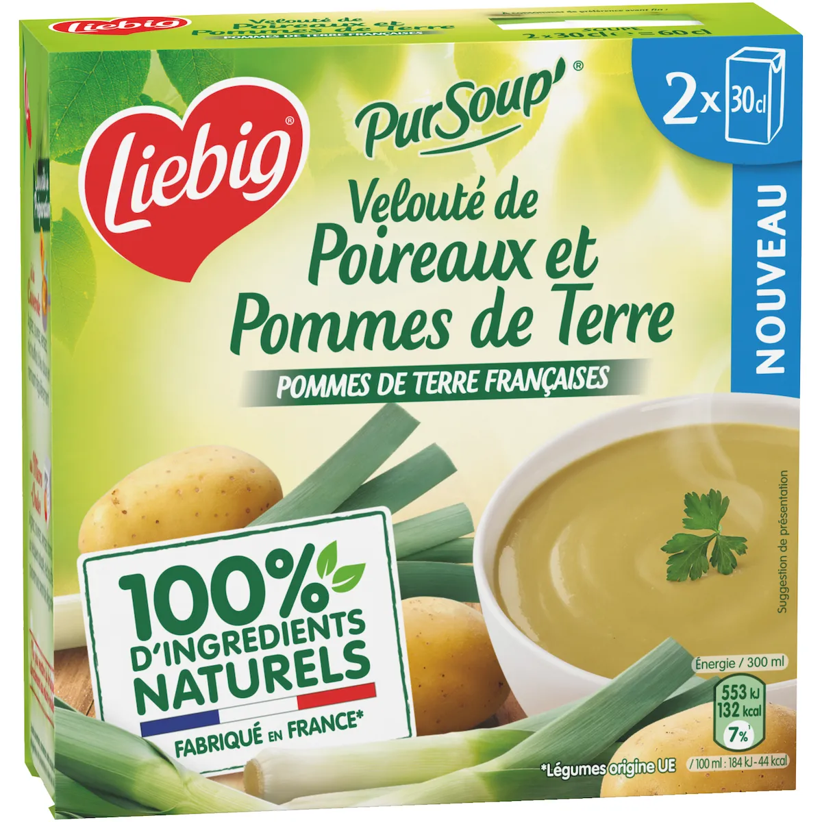 VELOUTE DE POIREAUX ET POMMES DE TERRE FRANCAISES 2X30CL