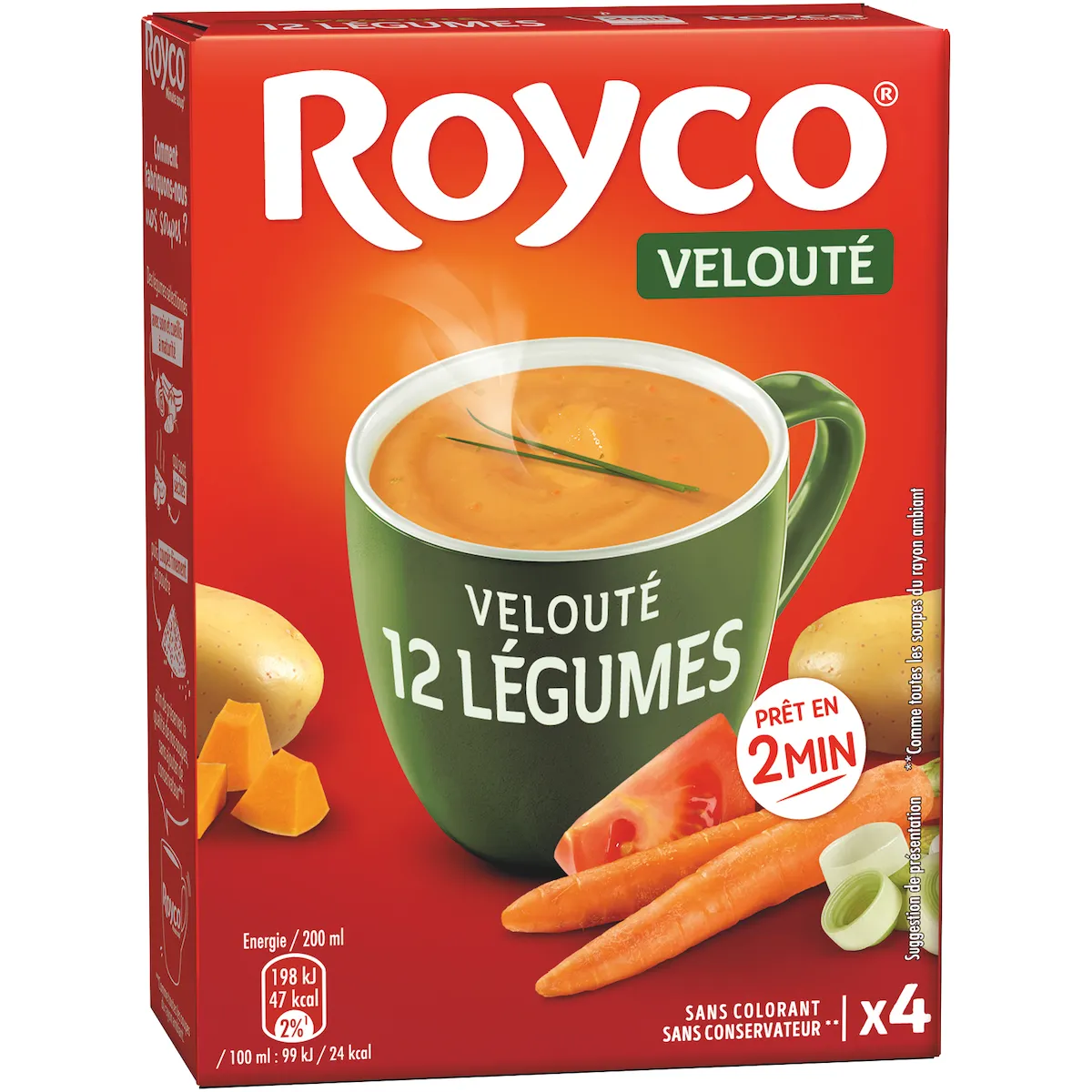 VELOUTE 12 LEGUMES - BTE 4 SACHETS