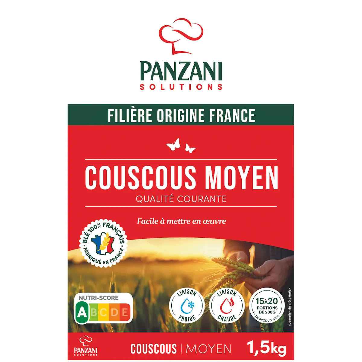 COUSCOUS MOYEN ETUI 1,5 KG