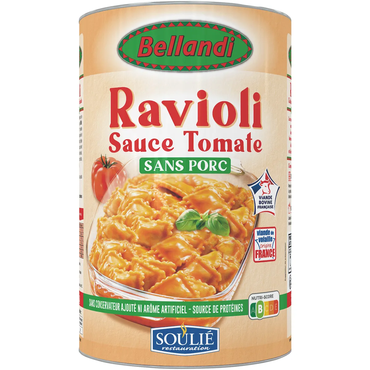 RAVIOLI SAUCE TOMATE BELLANDI 5/1 VBF