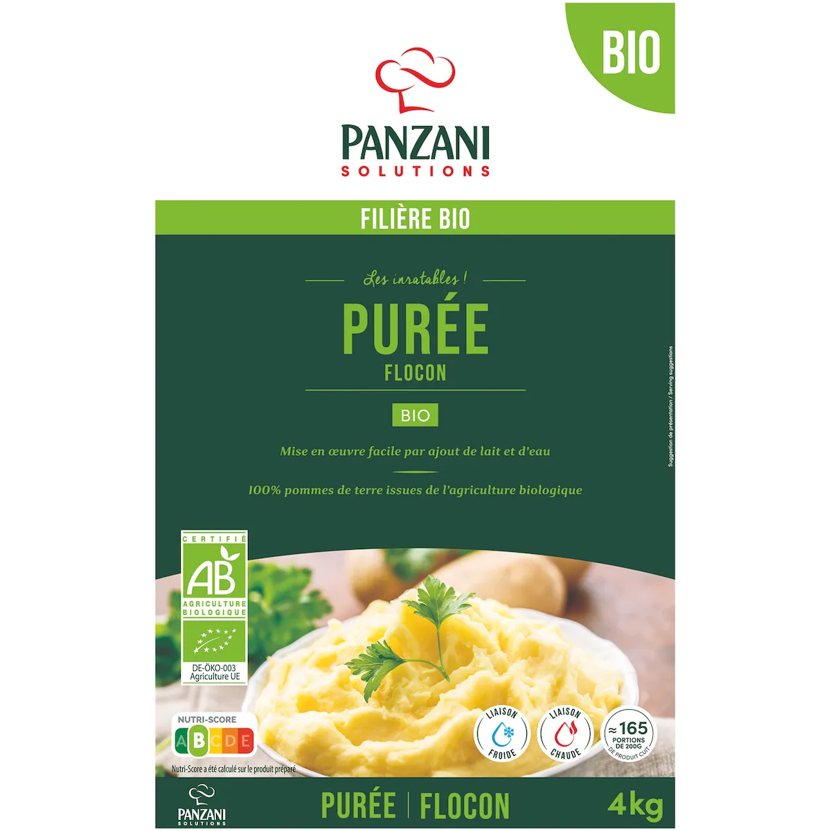 PUREE FLOCONS BIO 4KG