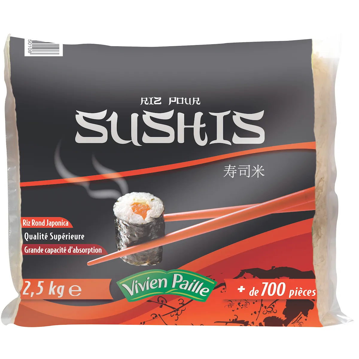 RIZ POUR SUSHIS QS PL  2.5 KG