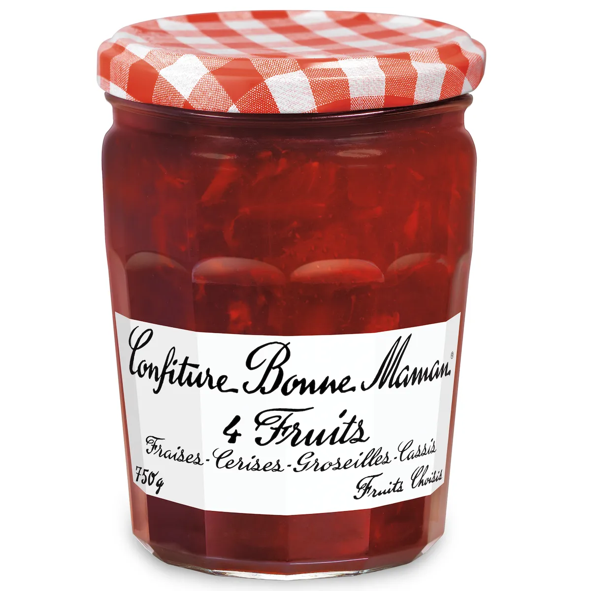 CONFITURE 4 FRUITS BOCAL 750 G