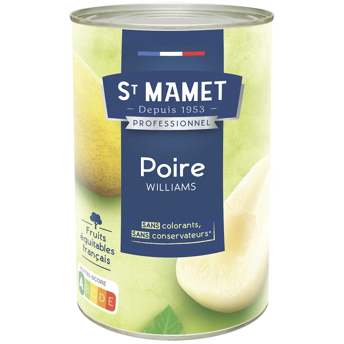 POIRES WILLIAMS DEMI FRUITS BOITE 5/1