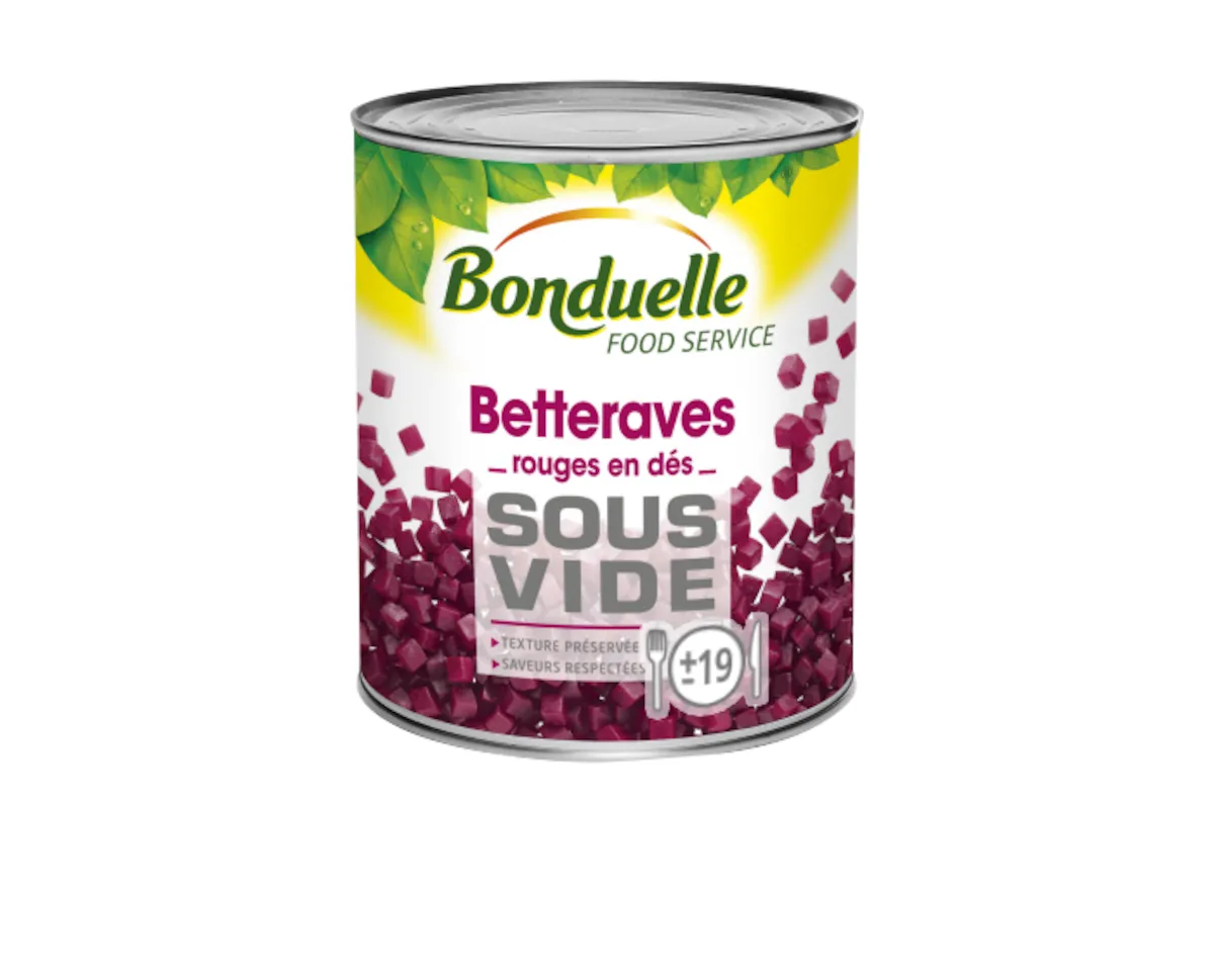 BETTERAVES ROUGES EN DES SS VIDE - BTE 4/1 - ORIGINE FRANCE