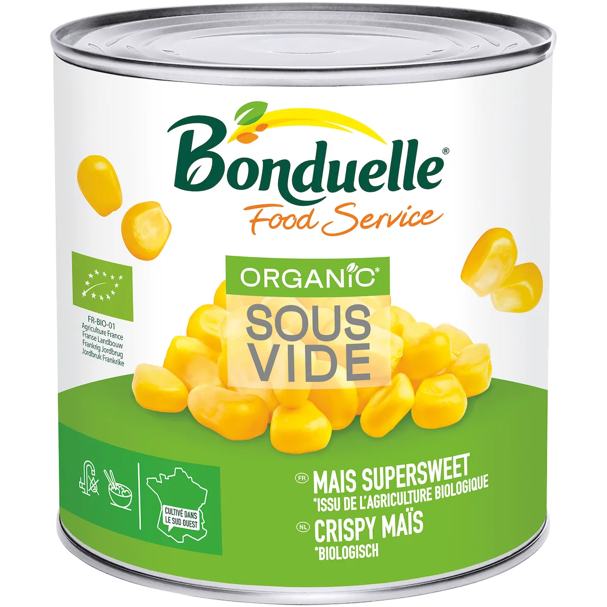 MAIS GRAINS SUPER SWEET BIO - BTE 3/1  - ORIGINE FRANCE
