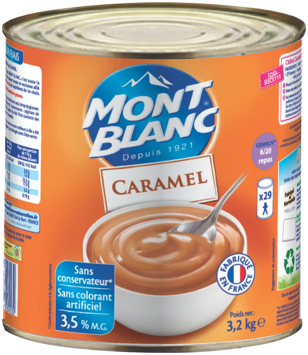 CREME DESSERT CARAMEL  - BTE 3/1