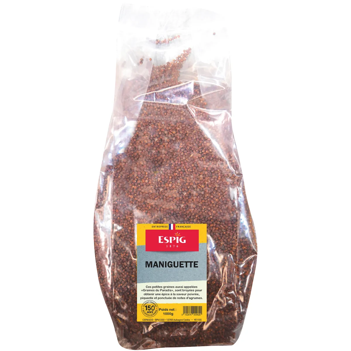 MANIGUETTE - POIVRE DE GUINEE - 1KG
