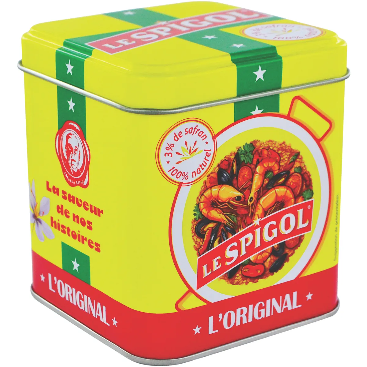 SPIGOL 100% NATUREL BOITE METAL 100 G