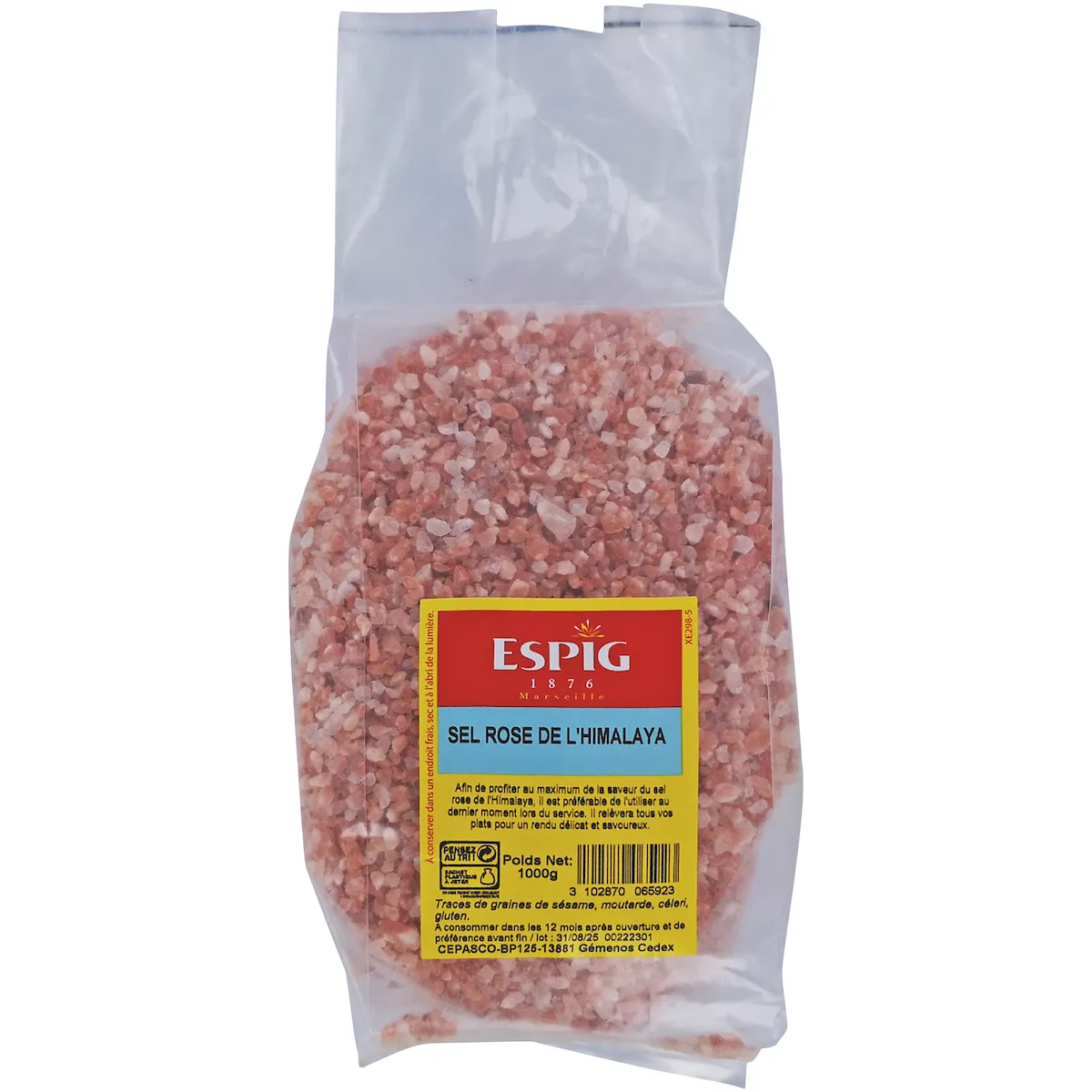 SEL ROSE DE L'HYMALAYA - 1KG