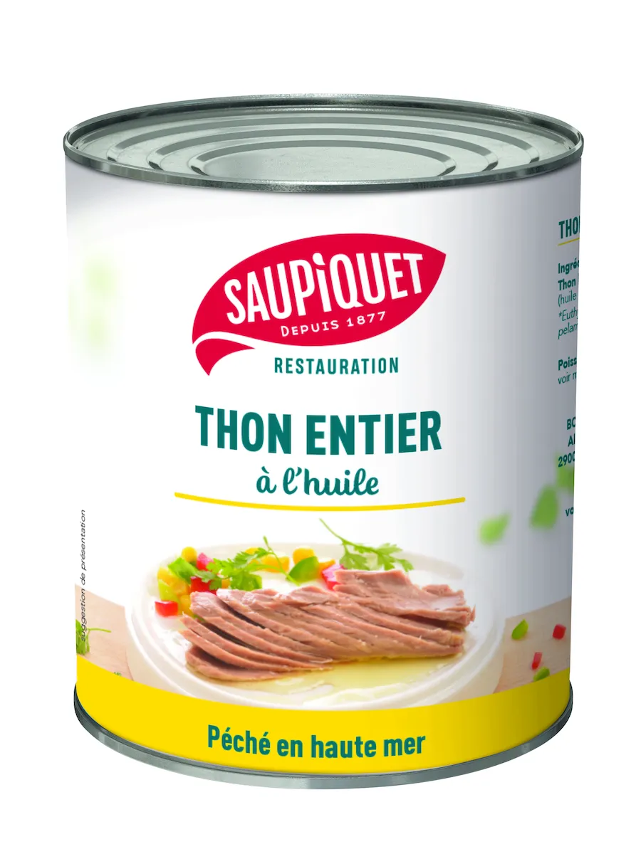 THON ENTIER HUILE VEGETALE BOITE 4/4