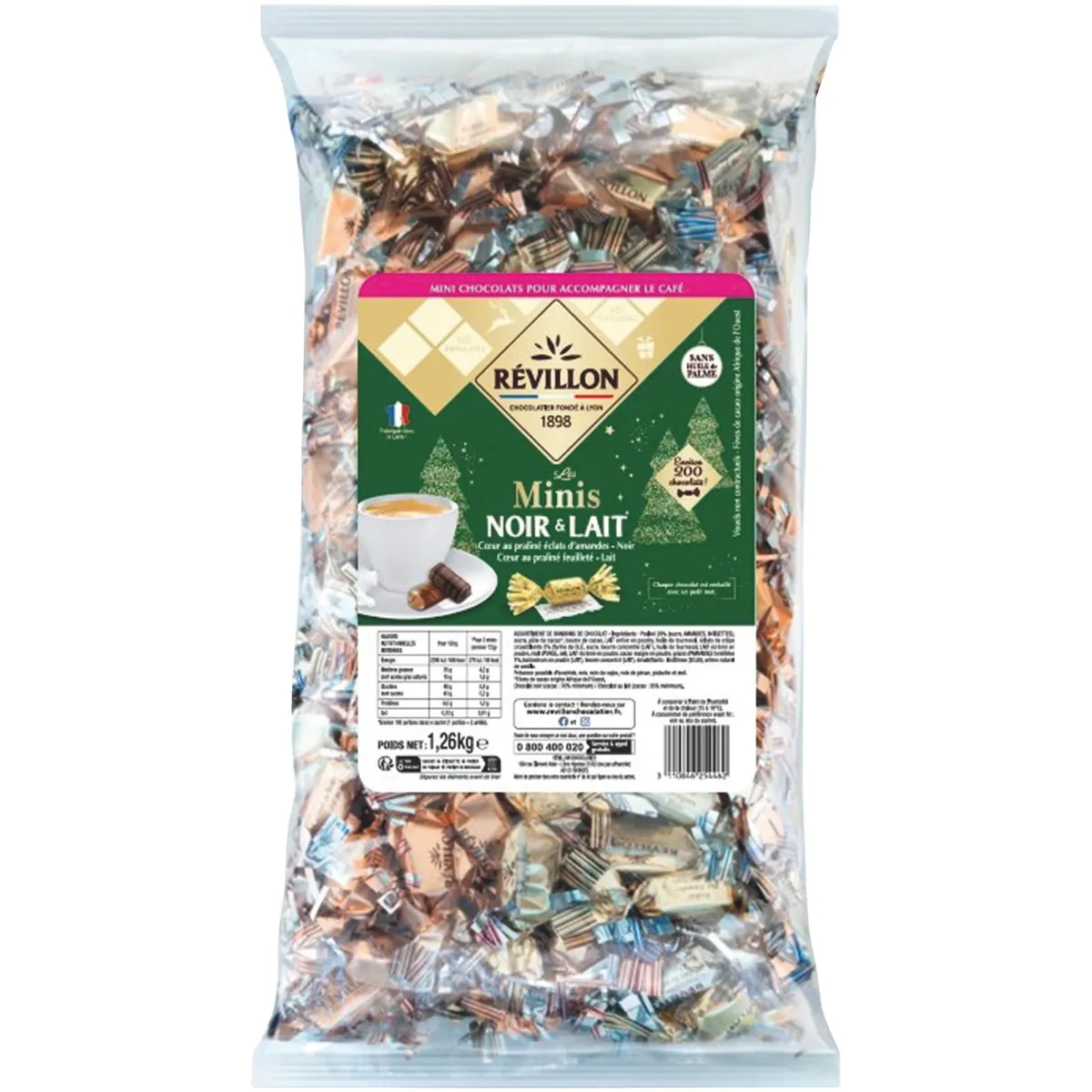 PAPIL PRALINE LAIT NOIR 1,26KG