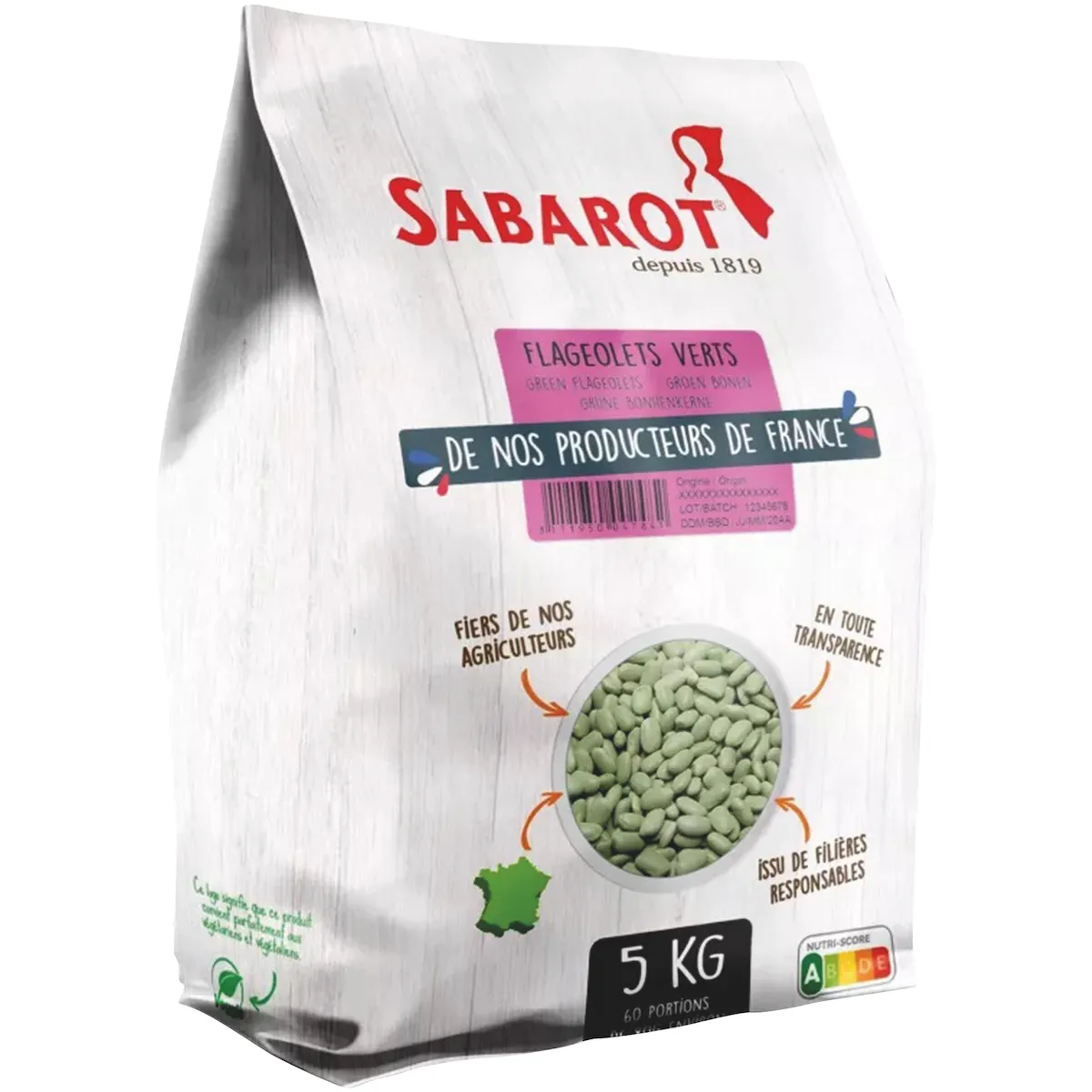 FLAGEOLET VERT - SAC 5KG