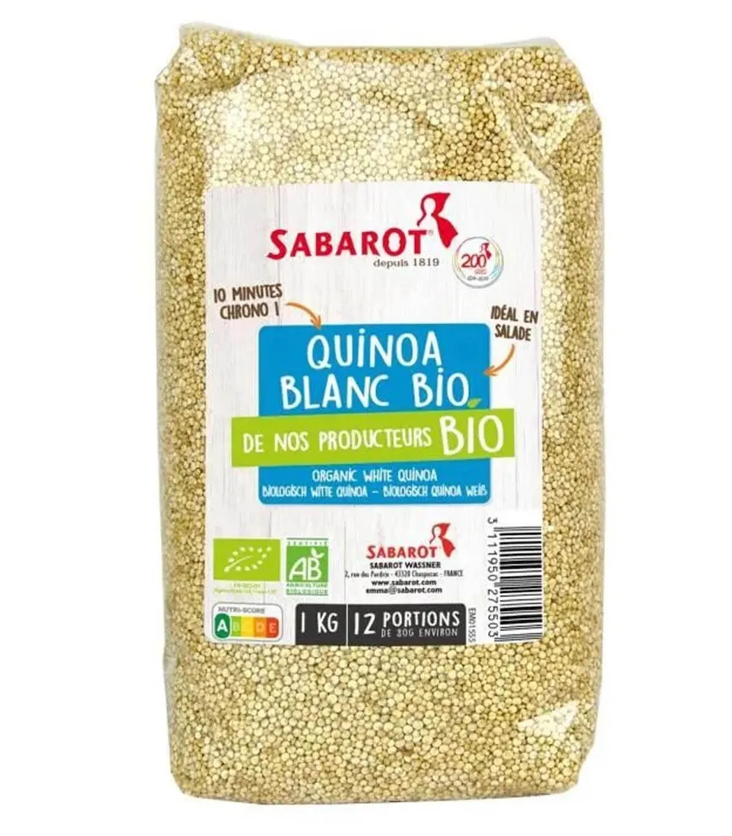 QUINOA BLANC BIO - 1KG