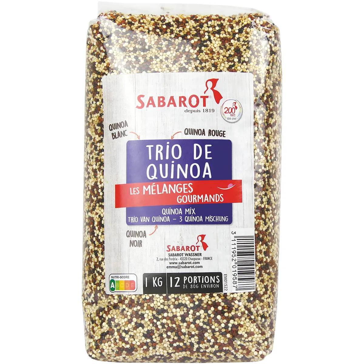 TRIO DE QUINOA - SAC 1KG