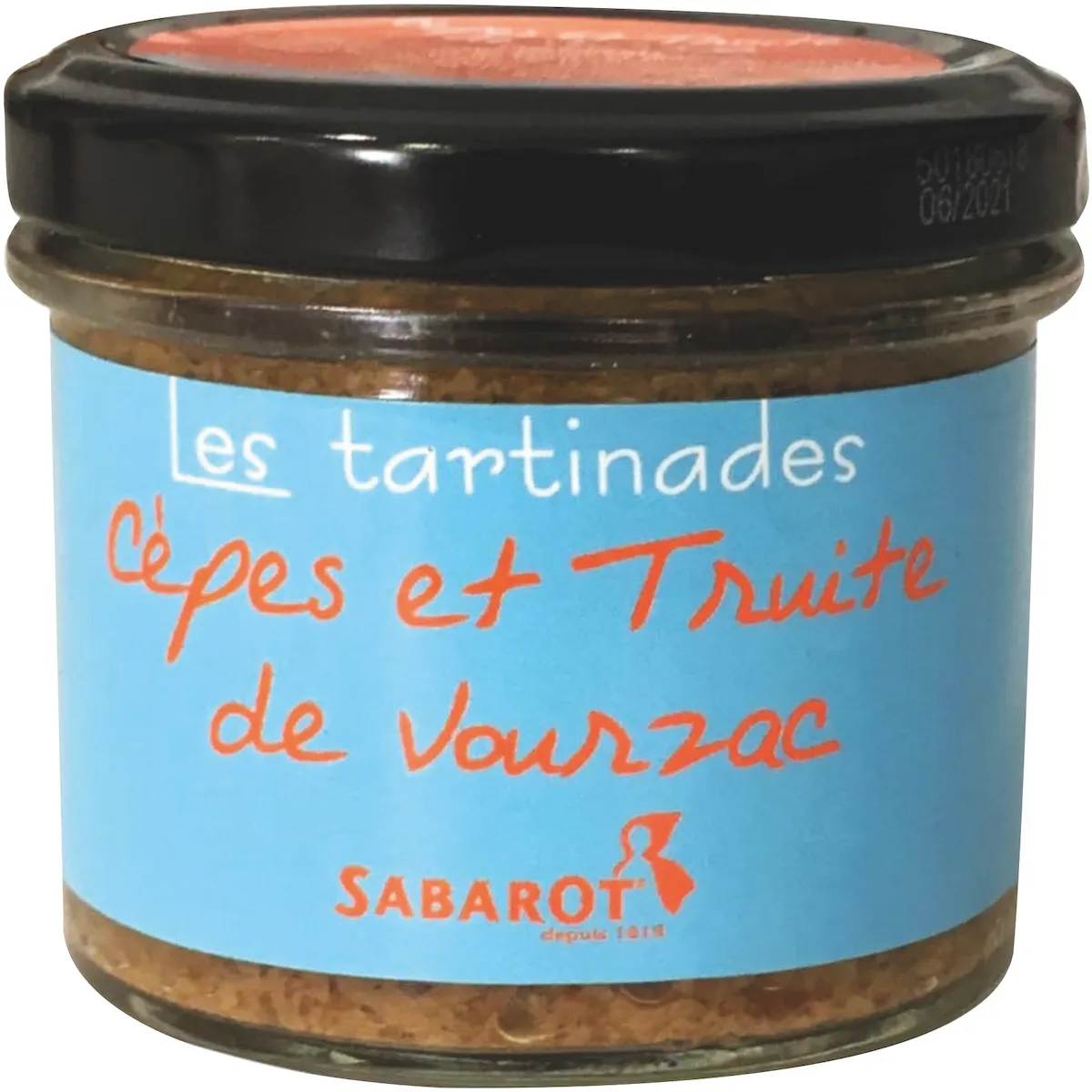 TARTINADE CEPES ET TRUITES DU VOURZAC - BOITE 90G