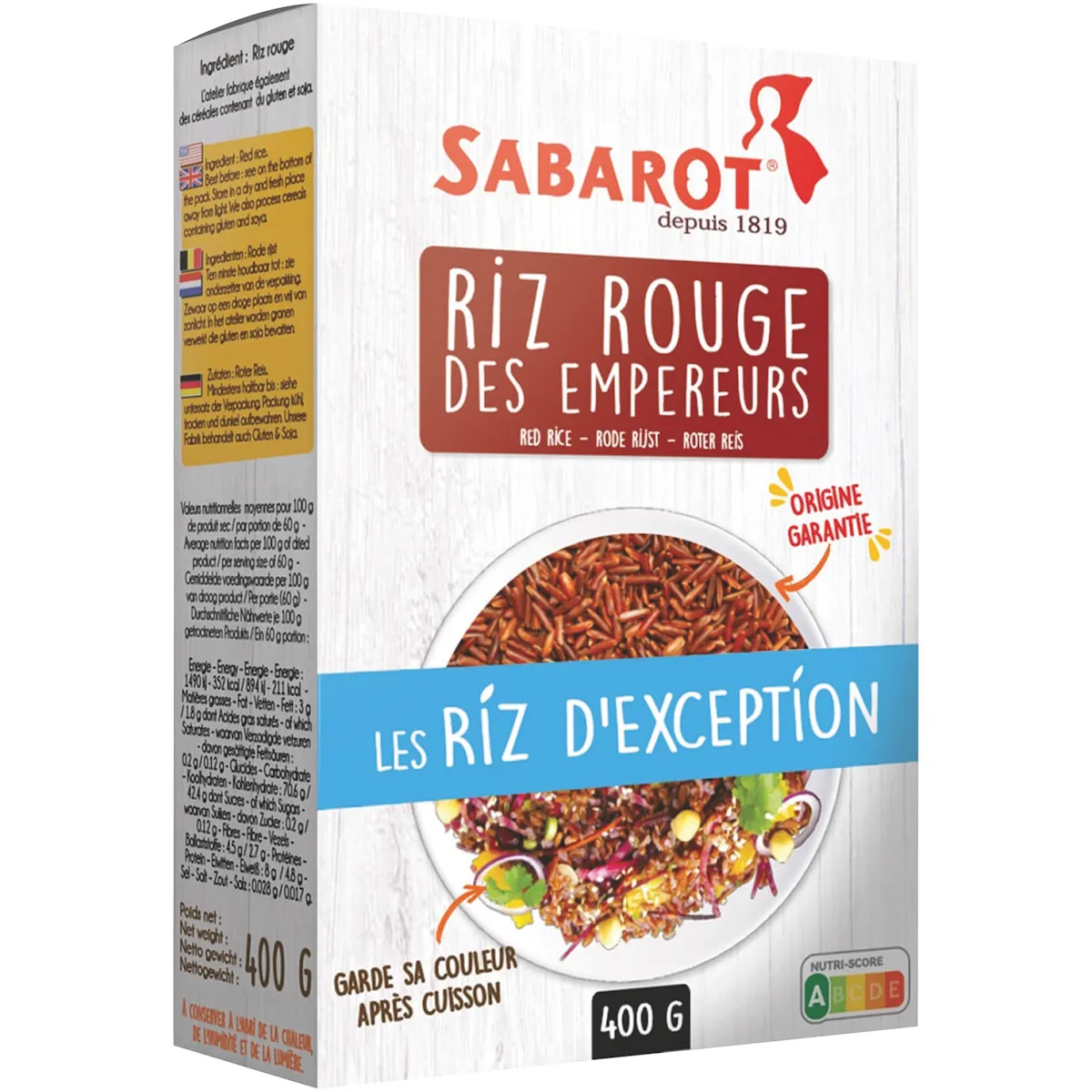 RIZ ROUGE DES EMPEREURS - 400G