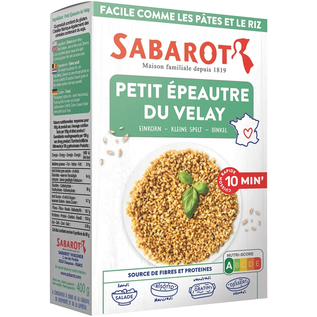 PETIT EPEAUTRE DU VELAY 10MIN - 500G