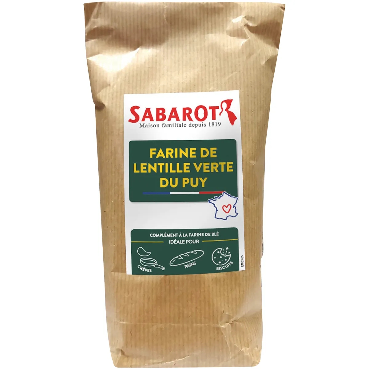FARINE LENTILLE VERTE DU PUY 400G