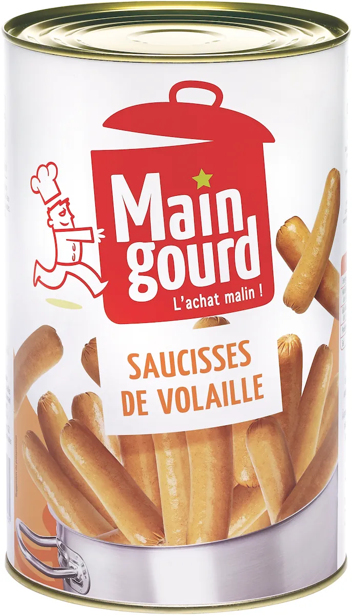 SAUCISSES DE VOLAILLE 5/1 44 SAUCISSES