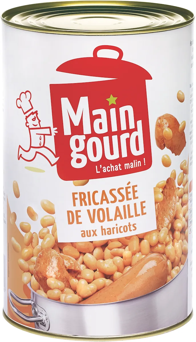 FRICASSEE DE VOLAILLE AUX HARICOTS 5/1 10P